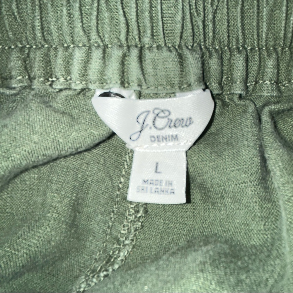 J.‎ Crew linen blend pants size L - Picture 9 of 10